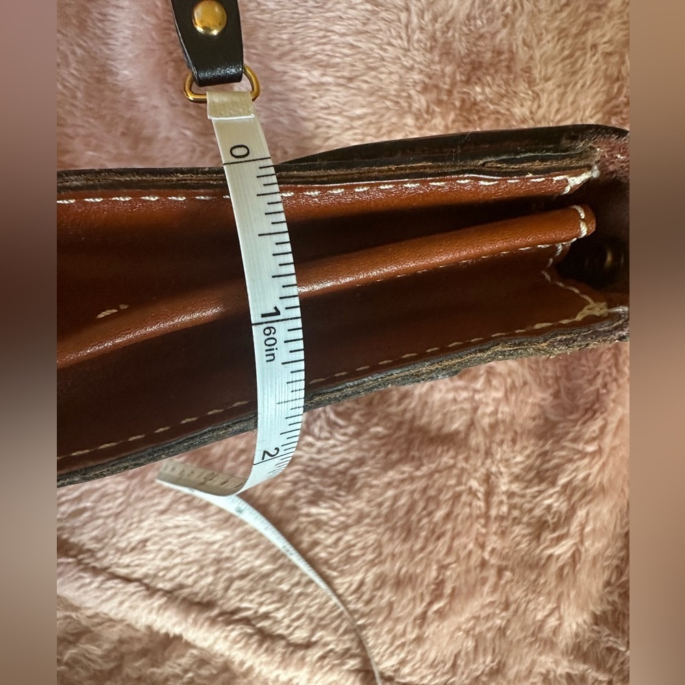 Patricia Nash “Torri” Crossbody Bag 👜 Cognac Leather — Missing Strap - Picture 14 of 15